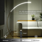 NUÜR Arc Floor Lamp, Arched Bright Floor Lamps - Image 3