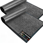 GORILLA GRIP Waterproof Traffic Guard Door Mat, 35x23 2 Pack, Indoor Outdoor by Unknown