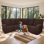 100% Waterproof Sectional Recliner Couch Covers - Image 2