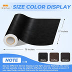 Leather Repair Patches, 17X79 Inch Self-Adhesive Leather Repair Tape, Stretch - Image 2