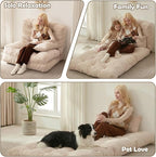 Folding Sofa Bed, Convertible Sleeper Chair - Image 5