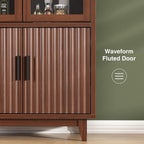 FiveWillowise 71" Tall Arched Cabinet - Image 3