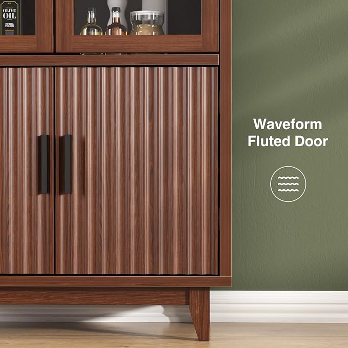 FiveWillowise 71" Tall Arched Cabinet - Image 3