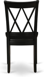 East West Furniture CLC-BLK-W Clarksville Dining Chairs - Image 8