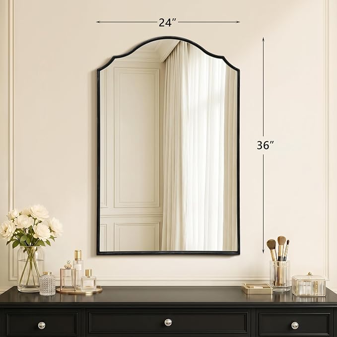 Besdomus Scalloped Black Mirror - Image 4