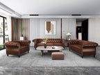AVZEAR Chesterfield Loveseat Sofa, Upholstered Sofa Modern 2 Seater Couch Sofa - Image 7
