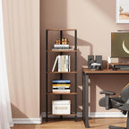 TUTOTAK Corner Shelf, 5-Tier Corner Bookshelf - Image 4