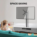 XINLEI Mobile TV Carts, Rotating Rolling TV Stand on Wheels - Image 7