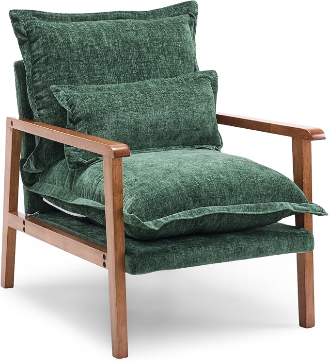 VINGLI Mid-Century Modern Cloud Accent Armchair - Image 9