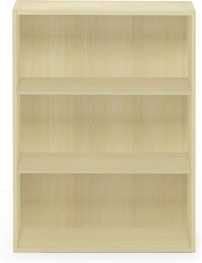 Furinno PASIR Book Shelf, 3-Tier Bookshelf, Storage Shelves Bookcase, 9.7 x - Image 9