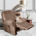 ANARACHON Leather Like Recliner Chair Covers Stay in Place, 4 Pieces Recliner - Image 2