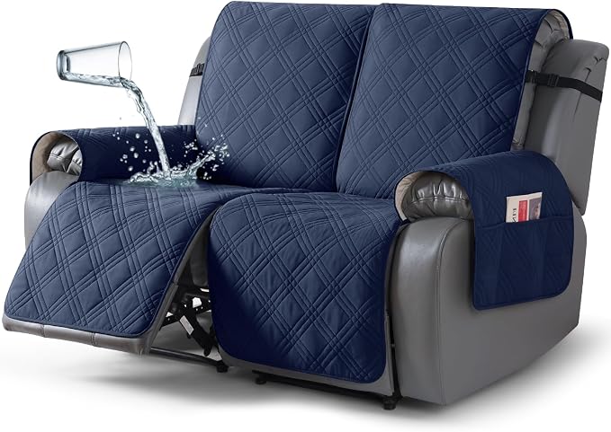 TAOCOCO 100% Waterproof Oversized Loveseat Recliner Cover, Non Slip Split Couch by TAOCOCO