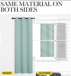 NICETOWN Aqua Blue Blackout Curtains 78" Long - Image 6
