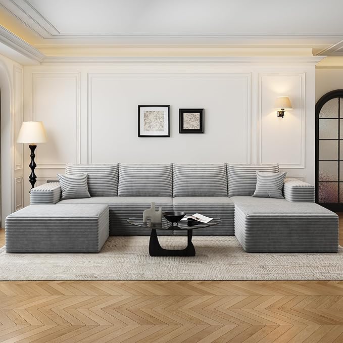 135.4" Cloud Modular Sectional Couch - Image 9