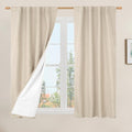 100% Blackout Linen Window Curtains by LAMIT