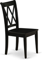 East West Furniture CLC-BLK-W Clarksville Dining Chairs - Image 5