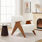 2 Pcs Home Accent Chair Mid Century Modern Accent Chair - Image 8