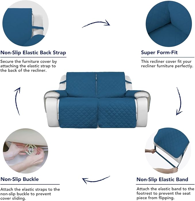 PureFit Water Resistant Reversible Sofa Covers - Image 4