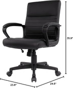STAPLES Tervina Luxura Mid-Back Manager Chair - Image 3