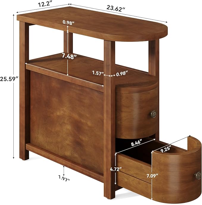 LITTLE TREE Solid Wood End Table Set 2 - Image 2