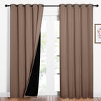 NICETOWN Warm Curtains for Winter, 100% Blackout Curtains Thermal, Noise by NICETOWN
