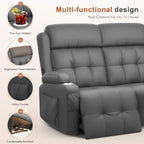 RV Loveseat Recliner Sofa, Massage Wall Hugger Recliners Couch - Image 7