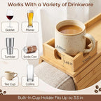 Bamboo Couch Arm Tray Table - Image 4