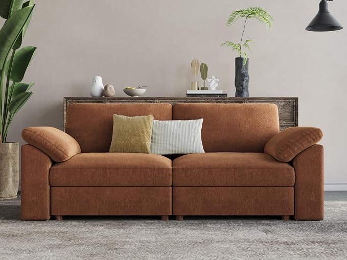 EASE MOOSE Modern Loveseat Sofa by EASEMOOSE