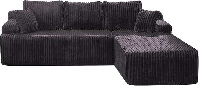 Modular Sectional Sofa Couches L-Shape Couch 3 Seat Modular Sofa Memory Foam - Image 8