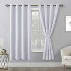 Blackout Curtains for Bedroom, 52 x 63 Inches Length, Window Curtains for - Image 8