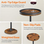 HOOBRO Small Round Side Table, Drink Table, Coffee Martini Table - Image 7