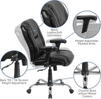 Flash Furniture HERCULES Series Big & Tall 400 lb. Rated Black LeatherSoft - Image 7