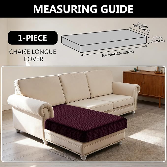 UNBBRRL Stretch Couch Seat Cushion Cover - Image 2