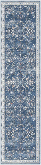 Yamaziot 2x6 Washable Hallway Runner Rug Non Slip Floral Carpet, Stain Resistant - Image 8