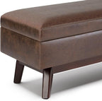 SIMPLIHOME Owen Rectangular Storage Ottoman - Image 8