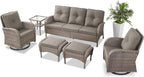 Belord 6 Pieces Wicker Patio Furniture Set - Image 3