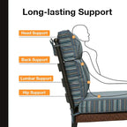 Unimatta Sunbrella Outdoor High Back Chair Cushion Seat Pads, 44 x 21 Inch - Image 5
