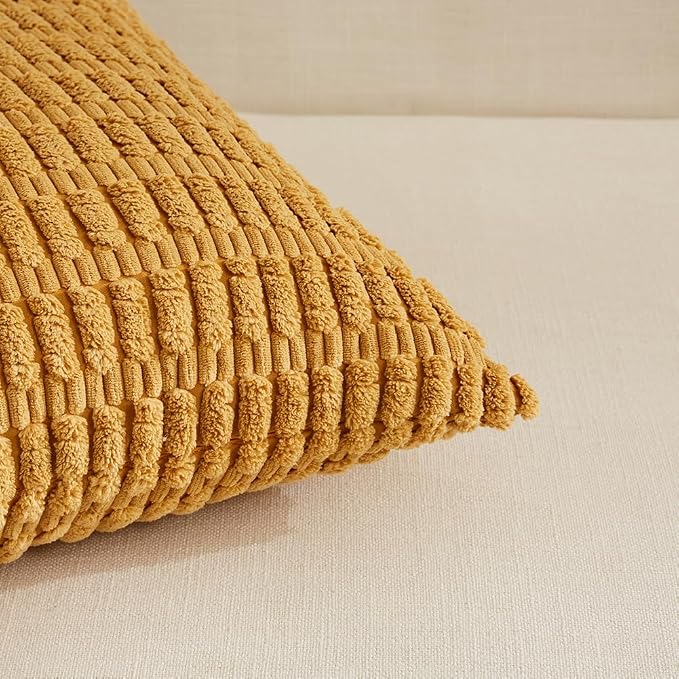 Fancy Homi 4 Packs Decorative Throw Pillow Covers - Image 4