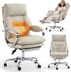 LEAGOO Massage Heated Office Chairs by LEAGOO