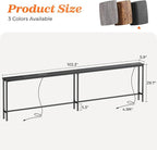 SUPERJARE 102 Inch Sofa Table - Image 3