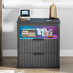 WOOVIVS Modern Nightstand Set of 2 - Image 7