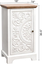 eHemco Ornate Floral Carved End Table - Image 3