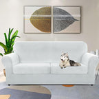 ZNSAYOTX Oversized Velvet 3 Piece Couch Cover - Image 2