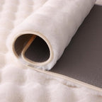 White Rabbit Plush Rug 4'x6', Fluffy Shaggy Area Rug - Image 7