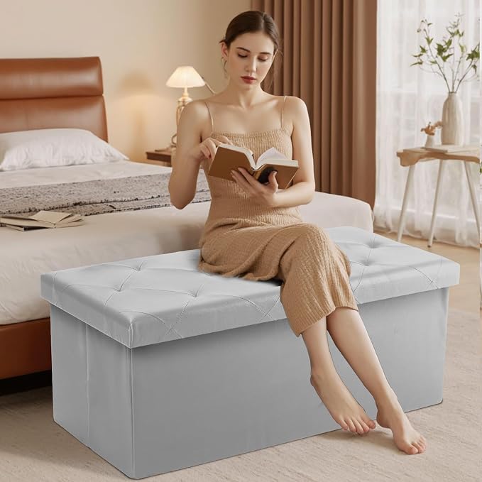 Sweetcrispy 43 Inches Folding Ottoman - Image 2