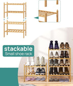 viewcare Small Shoe Rack, 2-Tier Shoe Rack - Image 5