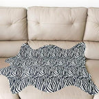 Faux Fur Zebra Animal Print Rug Perfect Throw Area Rug Carpet Floor Mat - Image 3