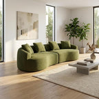 Compressed C-Shaped Sectional Sofa, 2-Box Easy Delivery, No Tools Assembly - Image 5