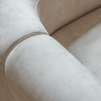 Acanva Luxury Modern Tight Curved Back Velvet Sofa, Minimalist Style Comfy Couch - Image 9