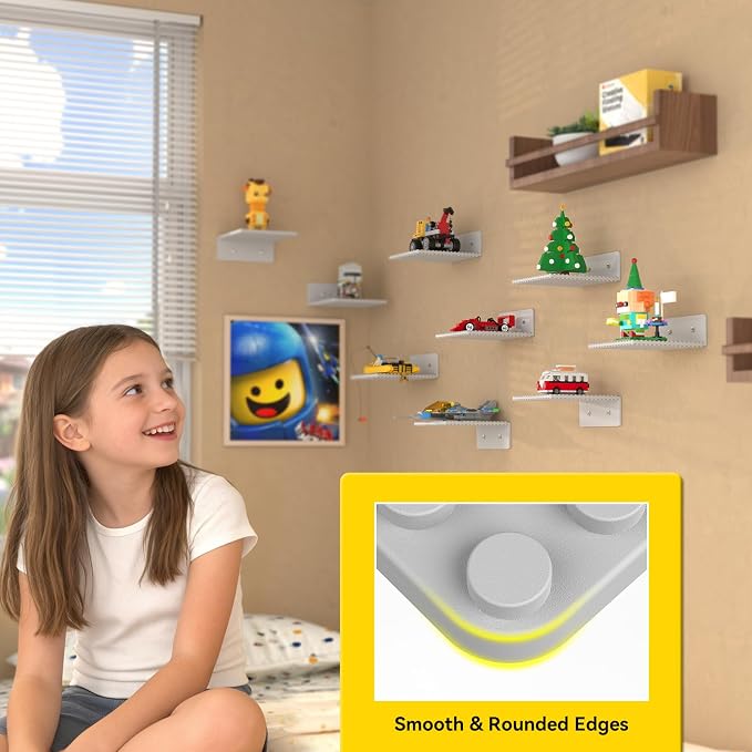 BlissBox 9-Pack Floating Display Shelves - Image 5
